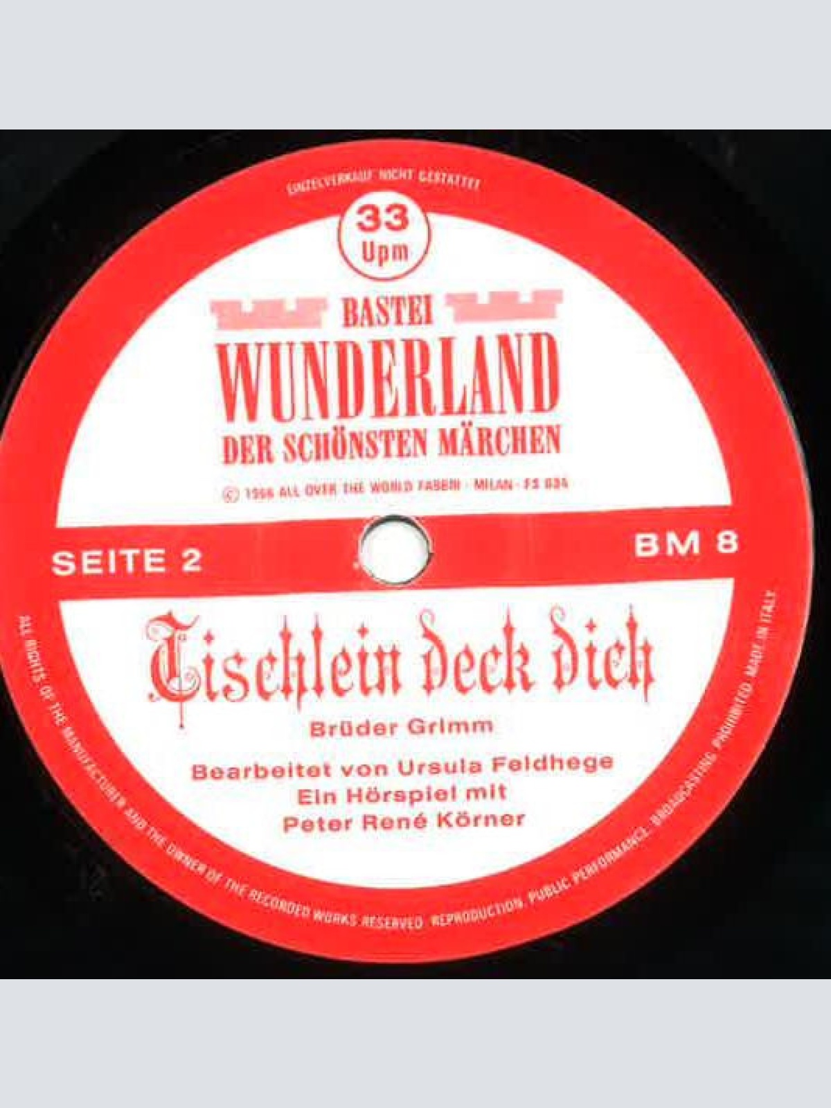 Vinyl / Peter René Körner - Tischlein Deck Dich