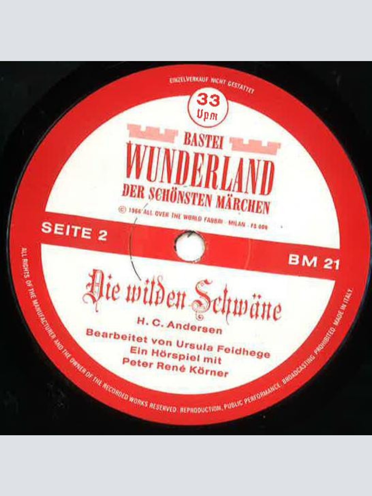 Vinyl / Peter René Körner - Die Wilden Schwäne