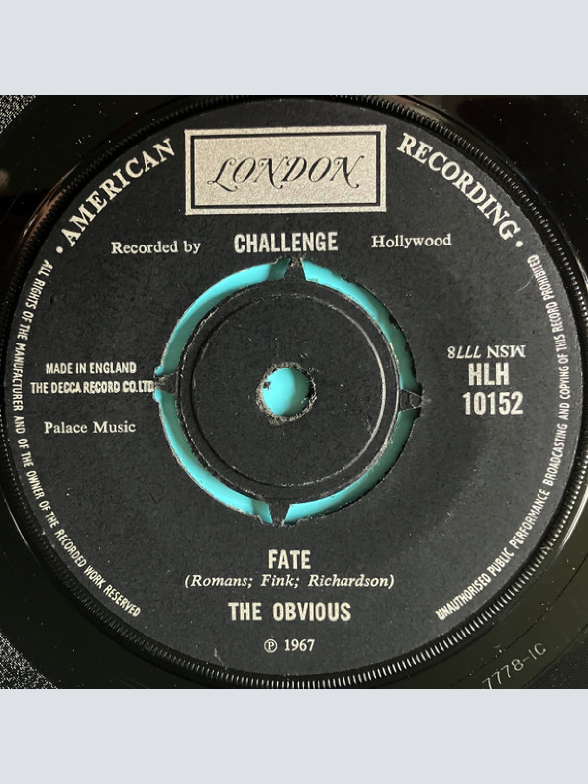 Vinyl / Micky Dolenz, The Obvious (11) - Huff Puff / Fate