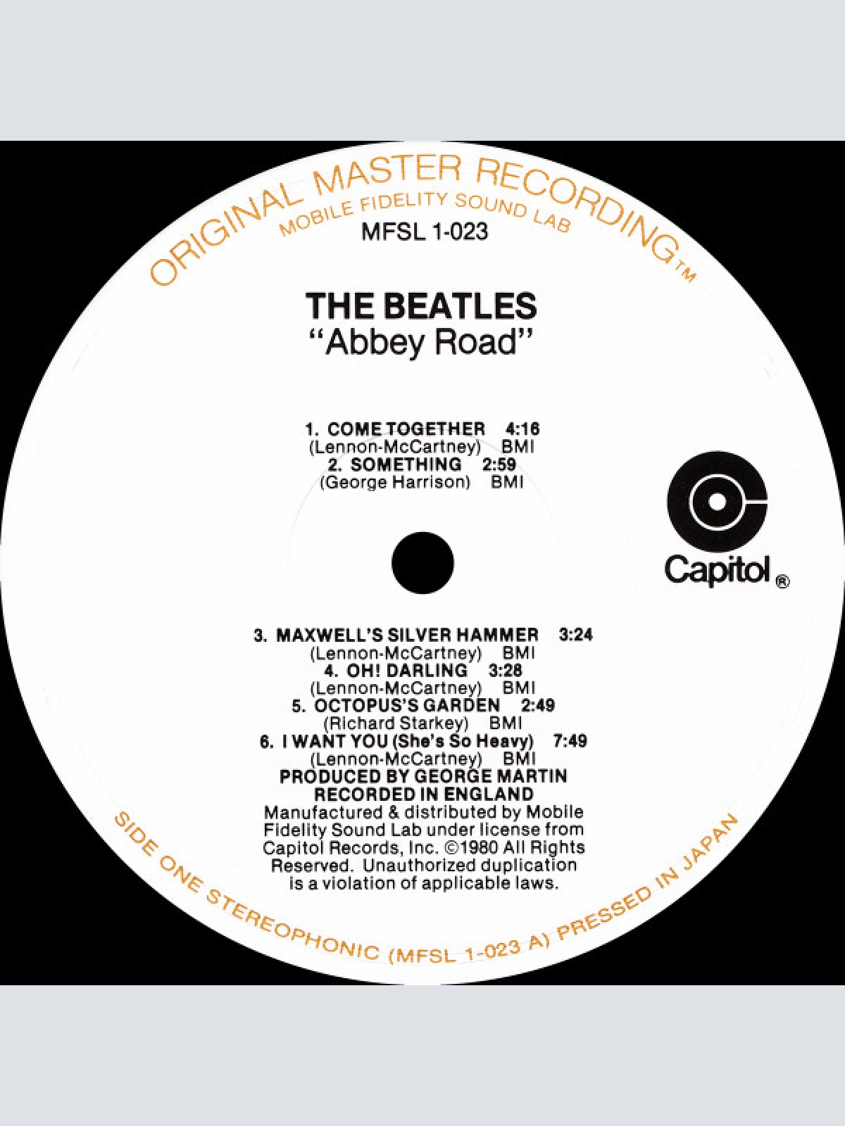 Vinyl / The Beatles - Abbey Road