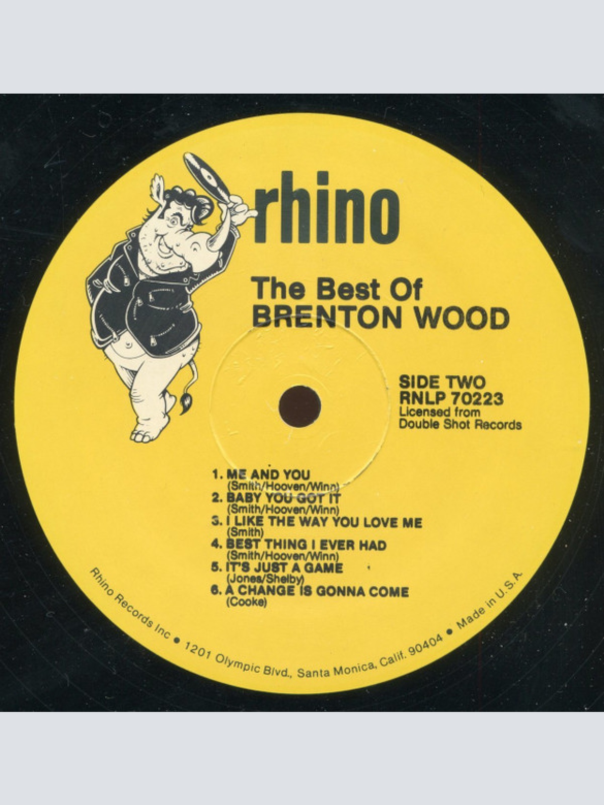 Vinyl / Brenton Wood - The Best Of Brenton Wood