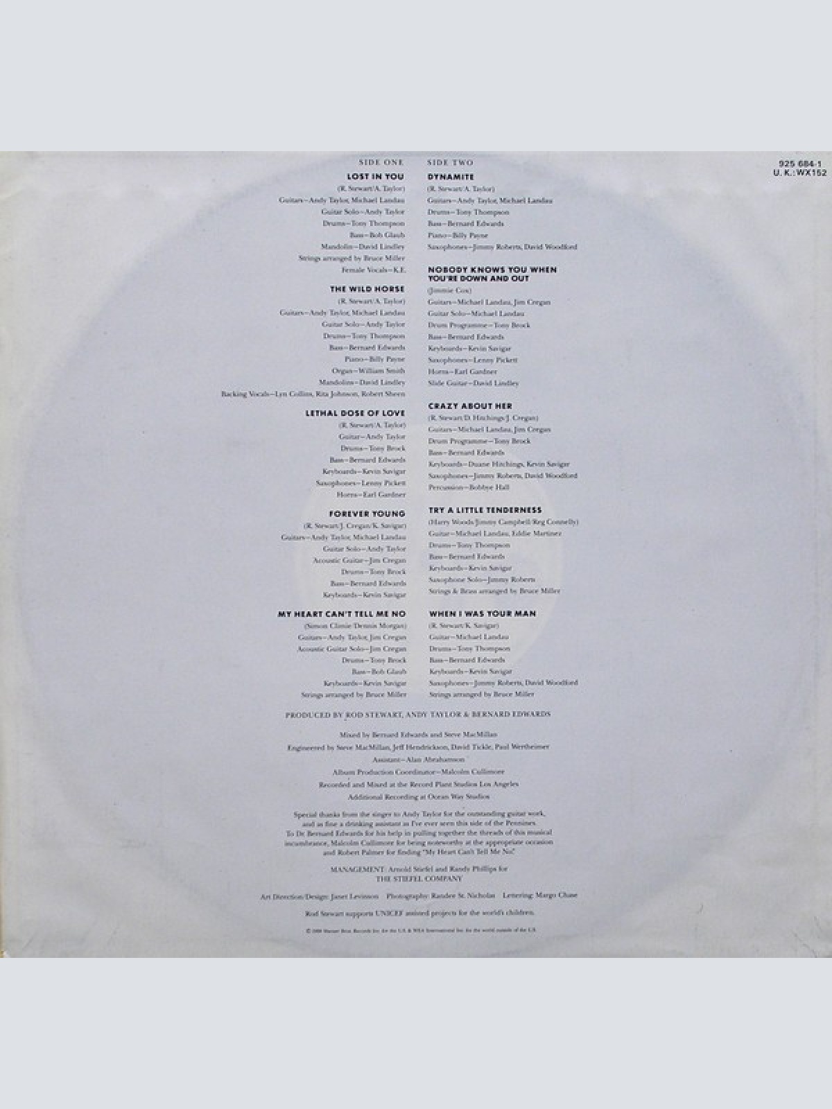 Vinyl / Rod Stewart - Out Of Order