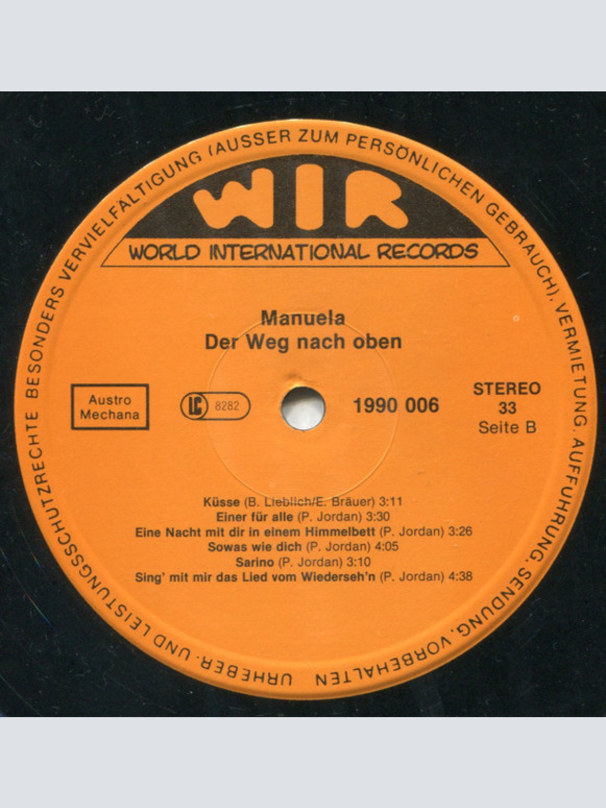 Vinyl / Manuela (16) - Der Weg Nach Oben
