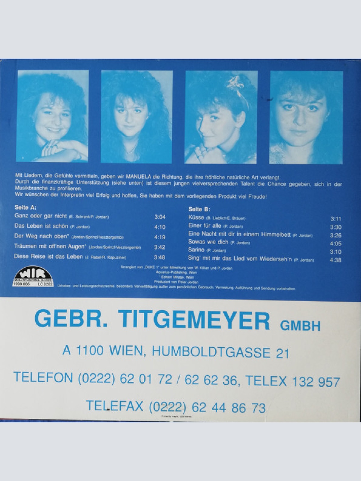 Vinyl / Manuela (16) - Der Weg Nach Oben