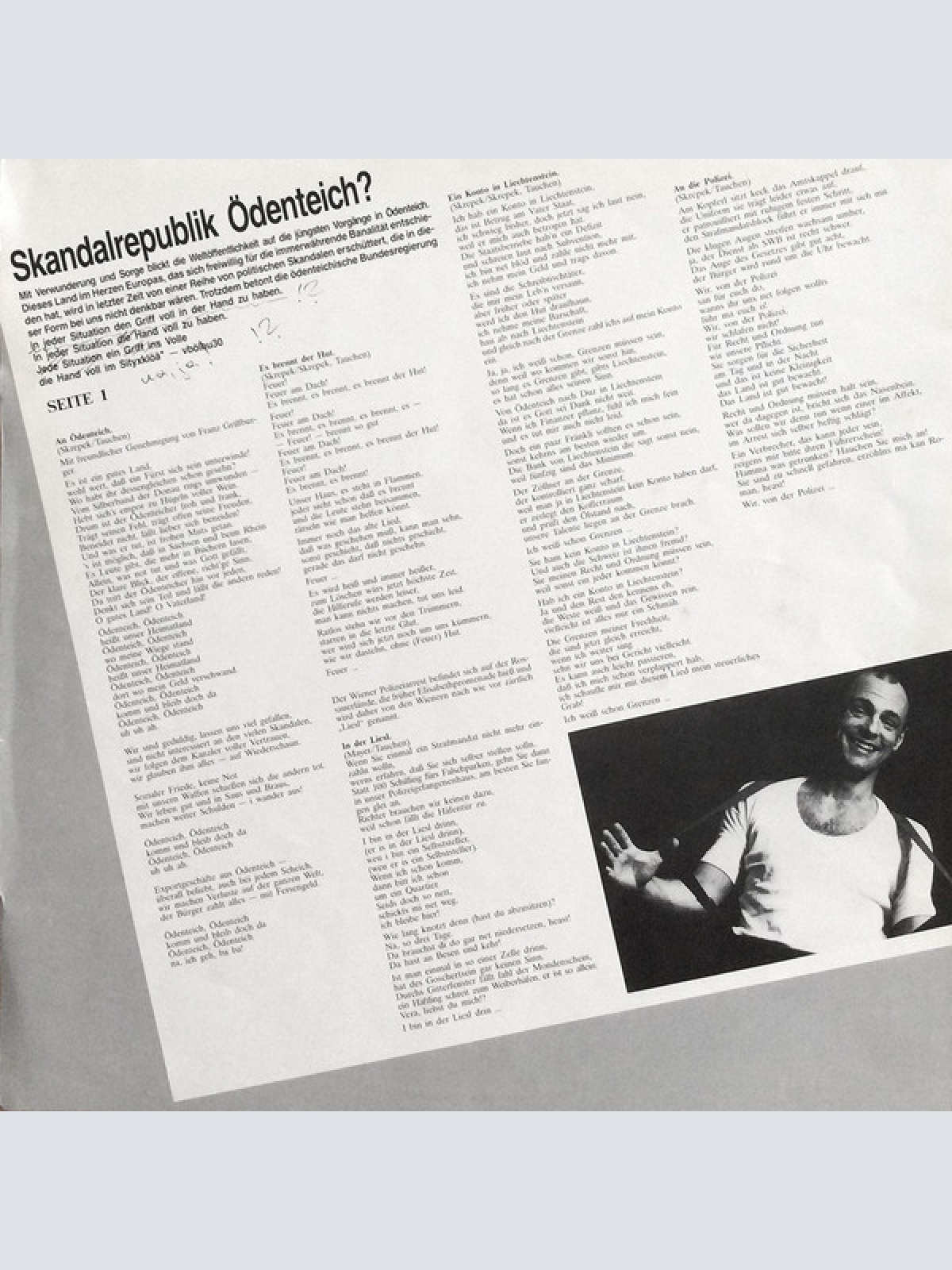 Vinyl / Tauchen + Skrepek - Es Brennt Der Hut - Eine Reise Nach Ödenteich