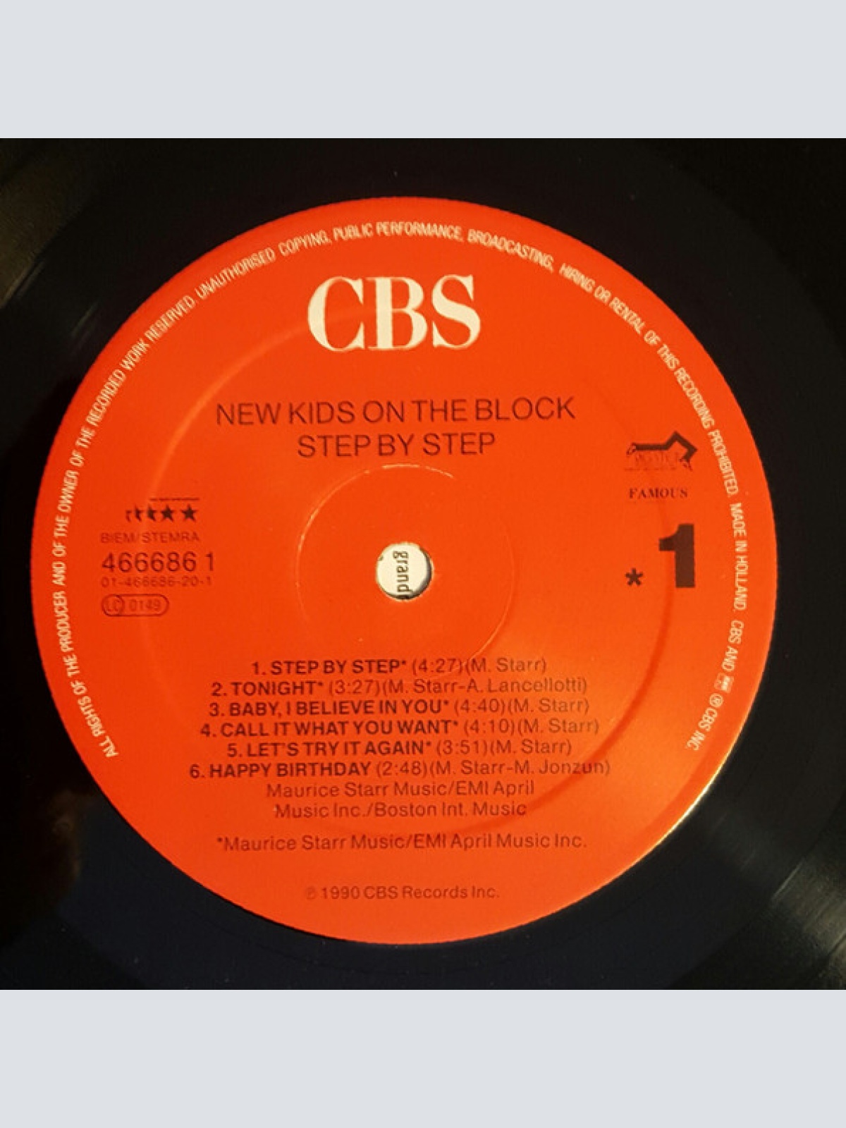 Vinyl / New Kids On The Block - Step By Step