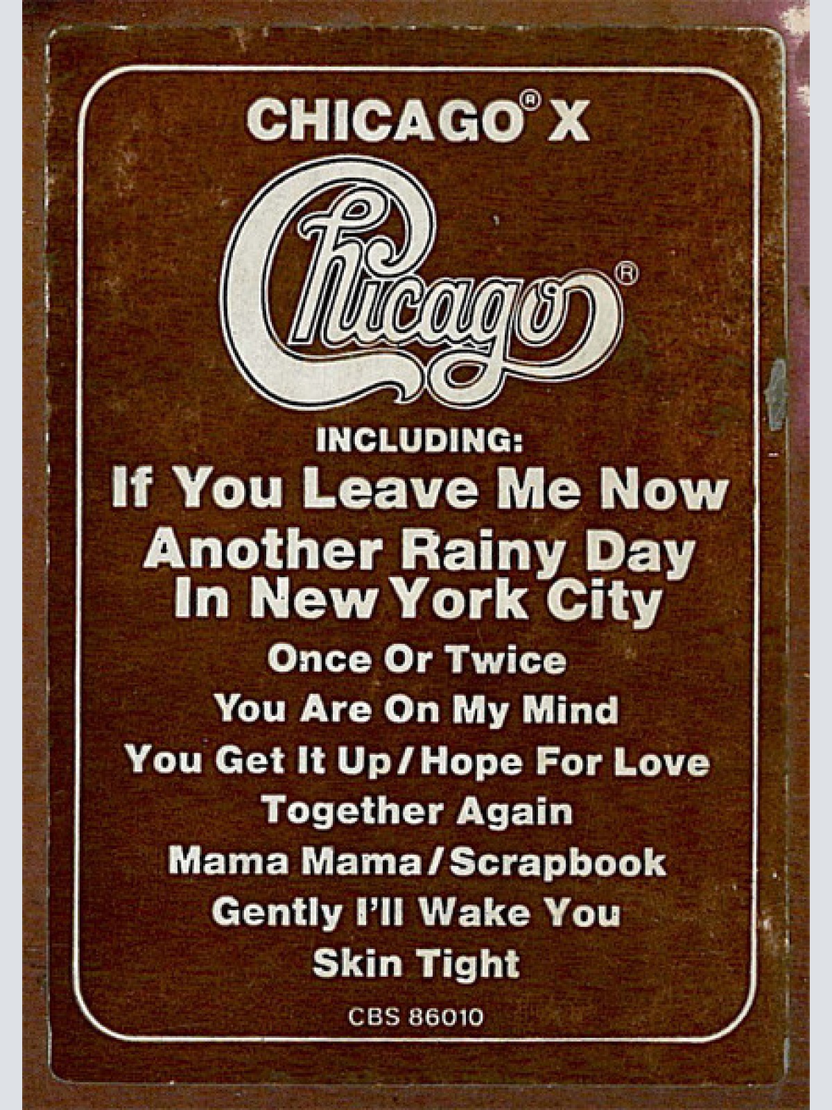 Vinyl / Chicago (2) - Chicago X