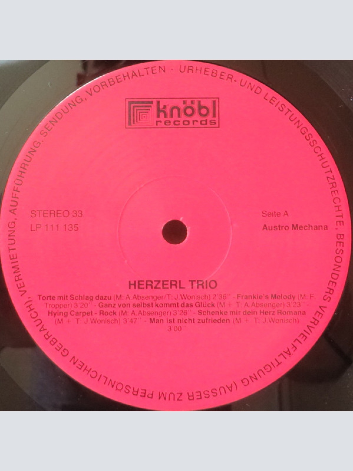 Vinyl / Orig. Herzerl Trio* - Orig. Herzerl Trio