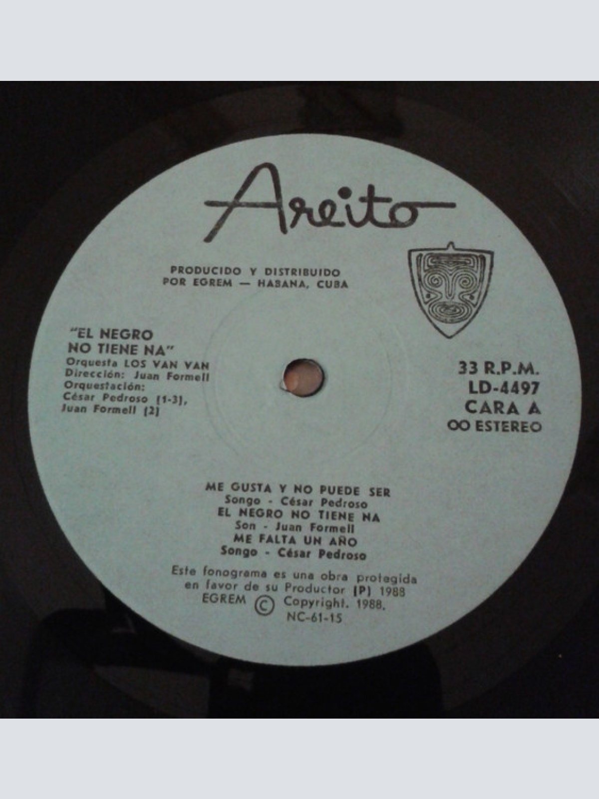 Vinyl / Los Van Van - El Negro No Tiene Na