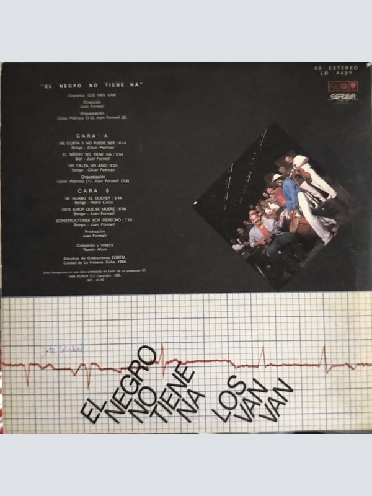 Vinyl / Los Van Van - El Negro No Tiene Na