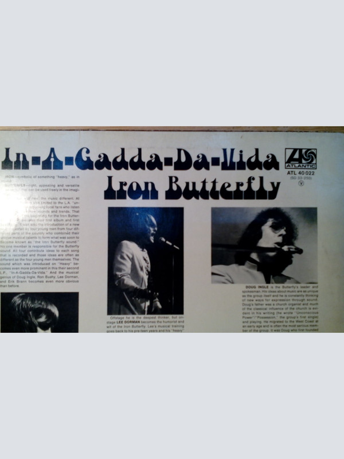 Vinyl / Iron Butterfly - In-A-Gadda-Da-Vida