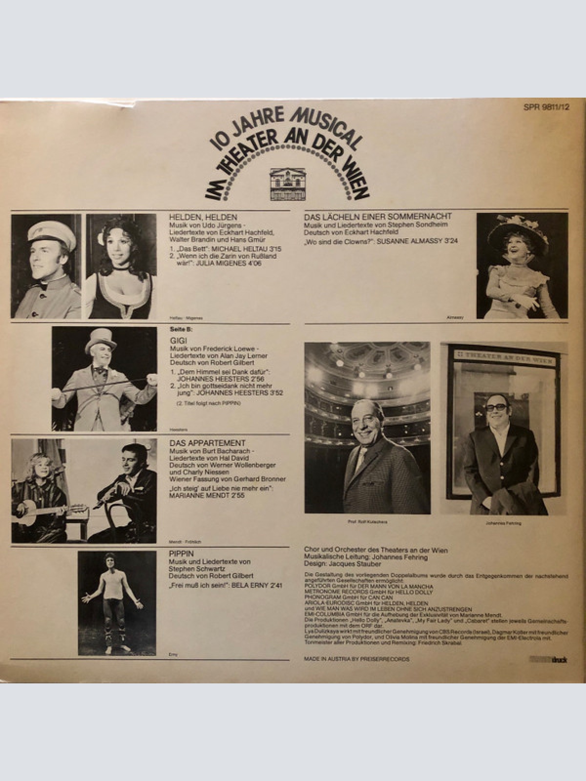 Vinyl / Various - 10 Jahre Musical Im Theater An Der Wien