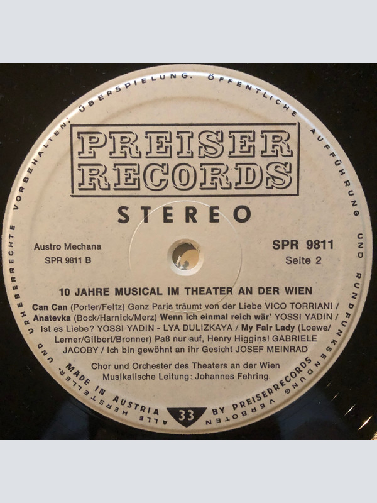 Vinyl / Various - 10 Jahre Musical Im Theater An Der Wien