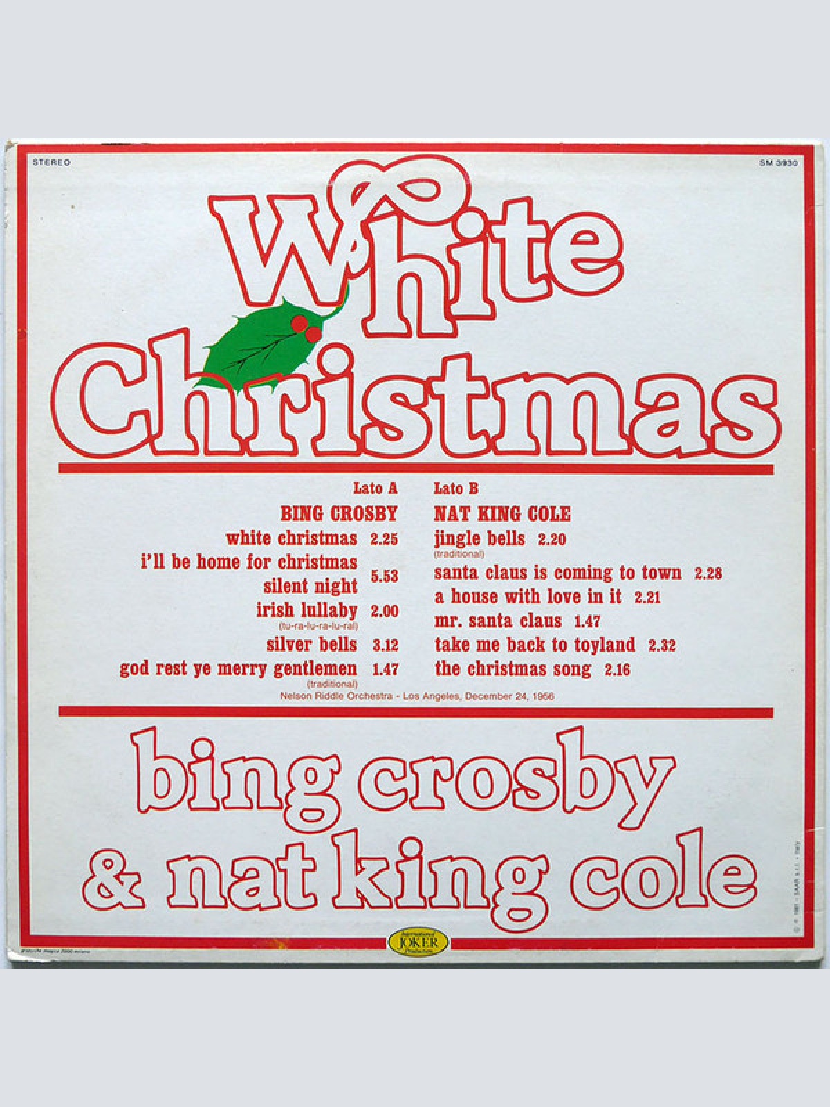 Vinyl / Bing Crosby & Nat King Cole - White Christmas