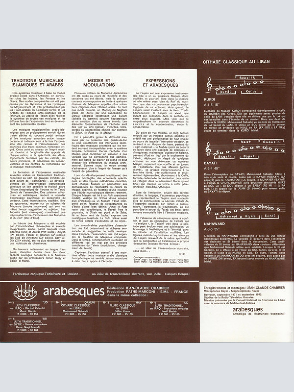 Vinyl / Muhammad Sabsadi* - Cithare Classique Au Liban - Qanun