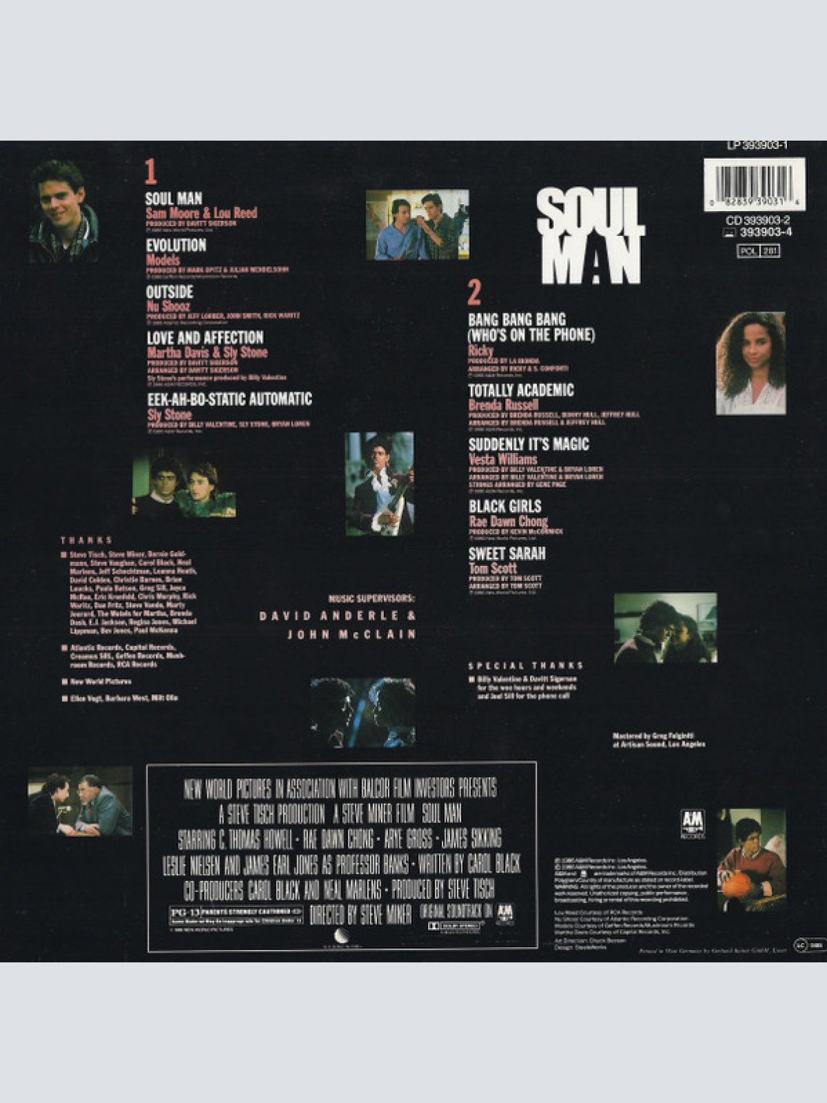 Vinyl / Various - Soul Man (Original Motion Picture Soundtrack)