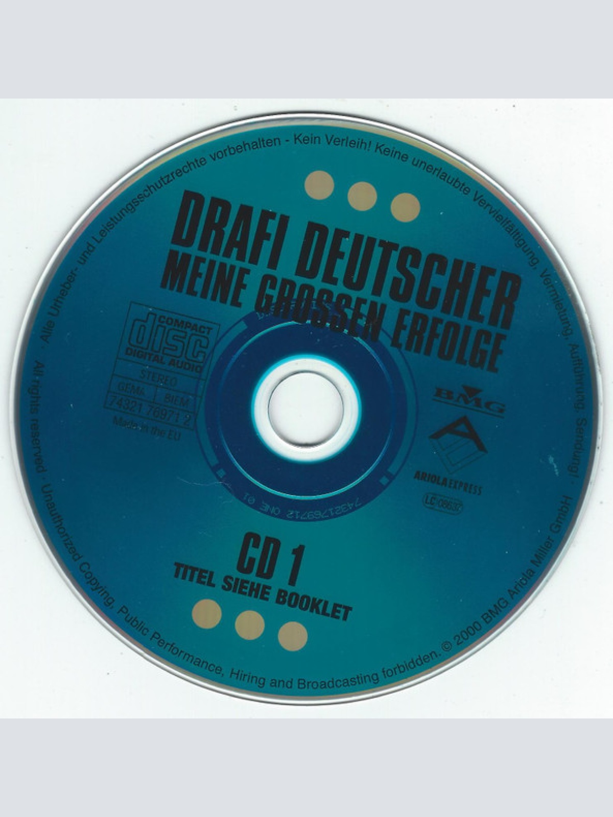 CD / Drafi Deutscher - Meine Grossen Erfolge