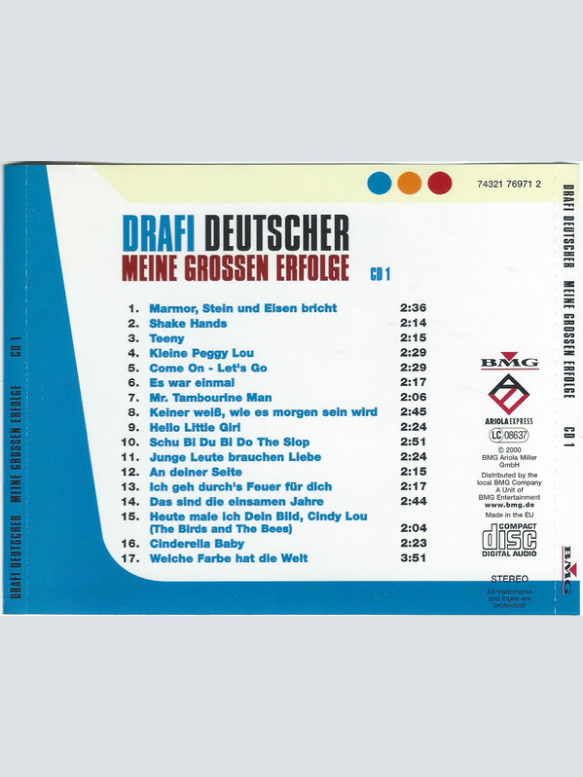 CD / Drafi Deutscher - Meine Grossen Erfolge