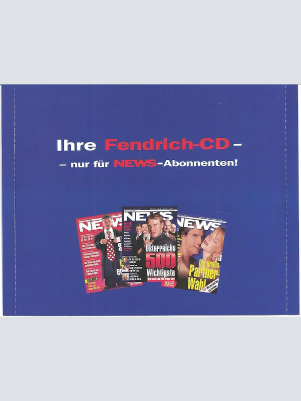 CD / Rainhard Fendrich - News Special Edition