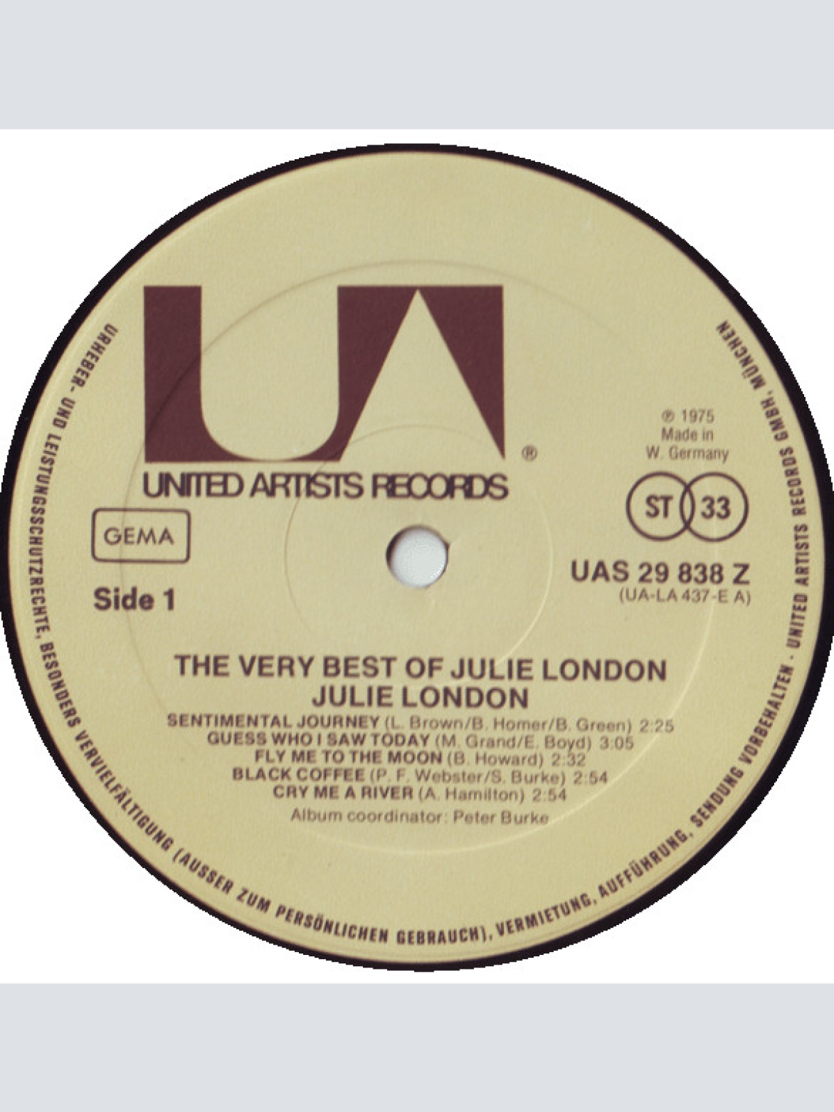 Vinyl / Julie London - The Very Best Of Julie London