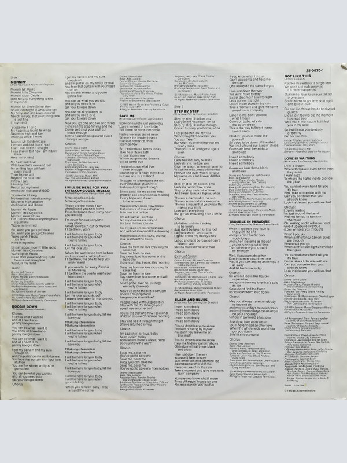 Vinyl / Al Jarreau - Jarreau