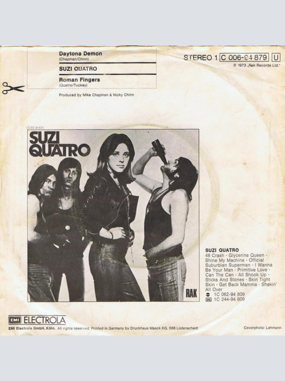 Vinyl / Suzi Quatro - Daytona Demon