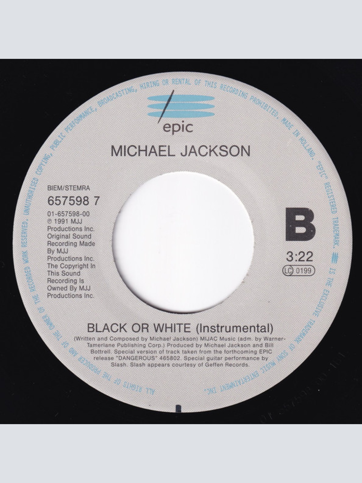 Vinyl / Michael Jackson - Black Or White