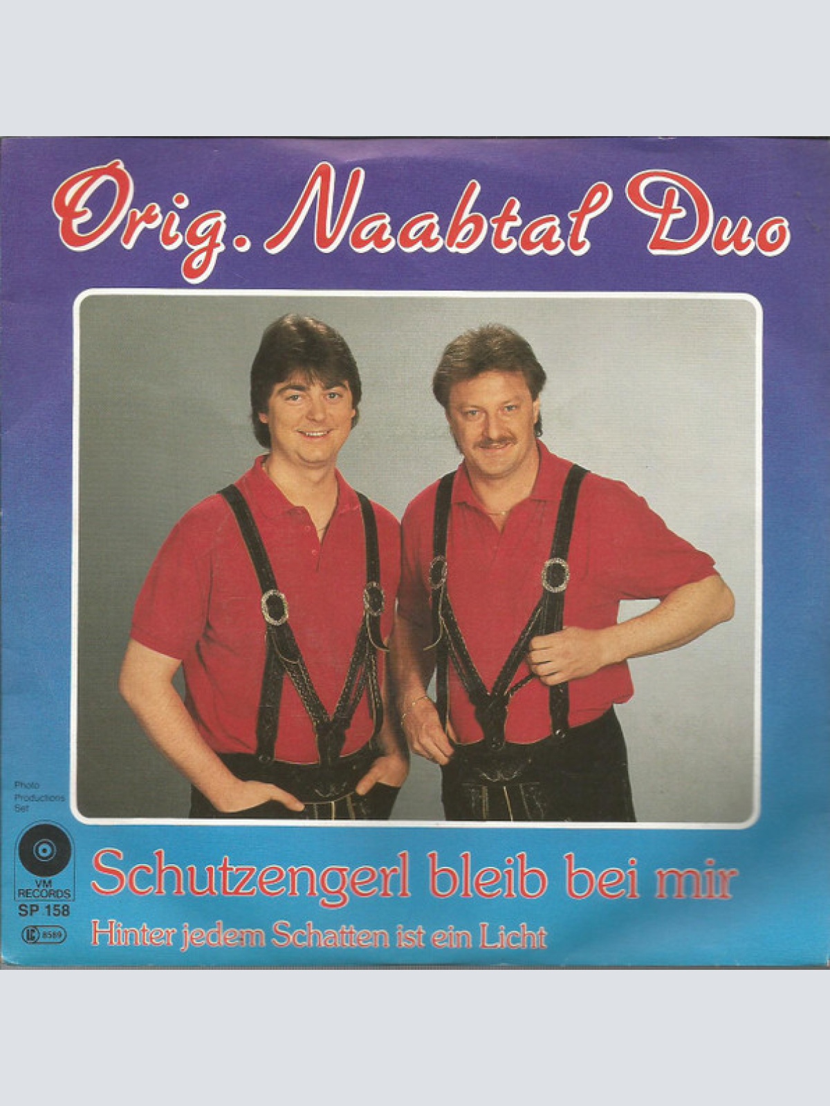 Vinyl / Orig. Naabtal Duo* - Schutzengerl Bleib Bei Mir