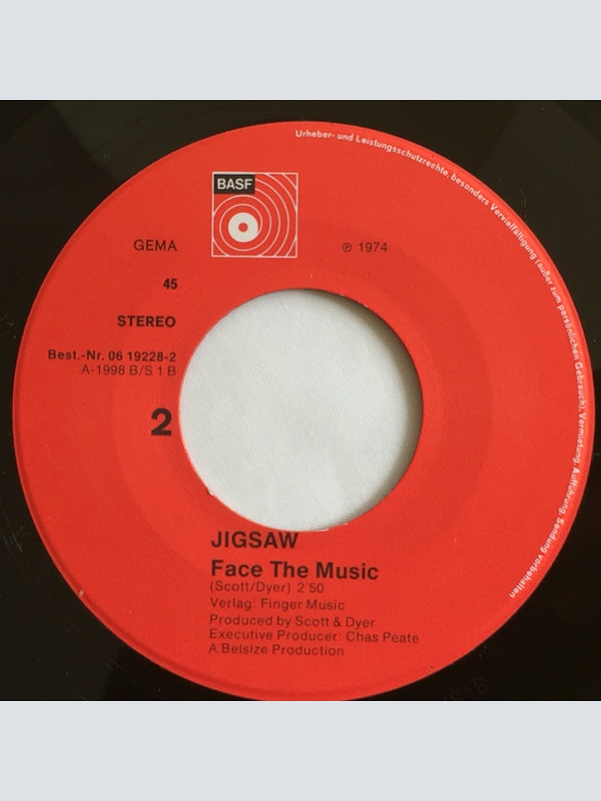 Vinyl / Jigsaw (3) - You're Not The Only Girl / Face The Music