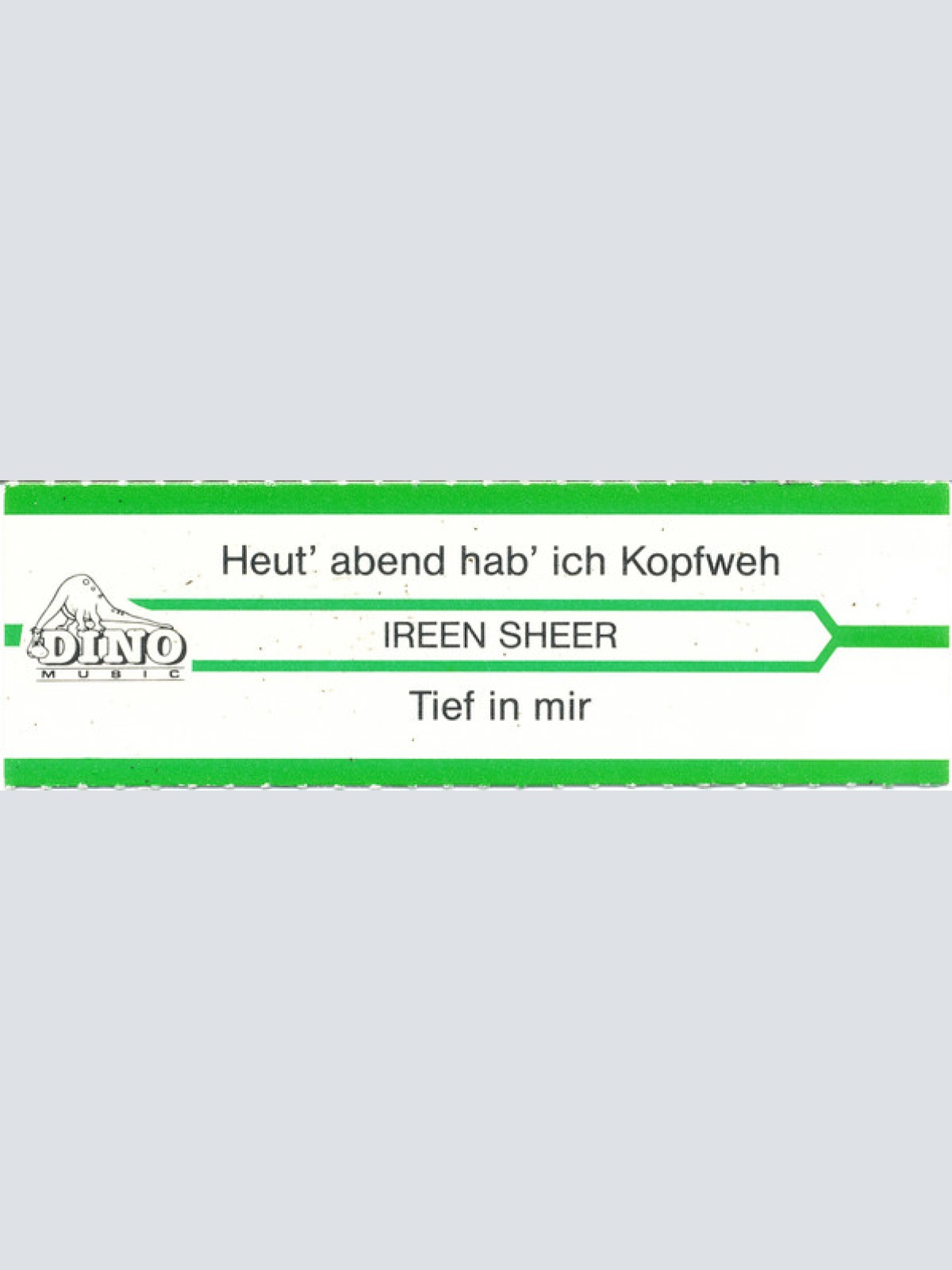 Vinyl / Ireen Sheer - Heut' Abend Hab' Ich Kopfweh