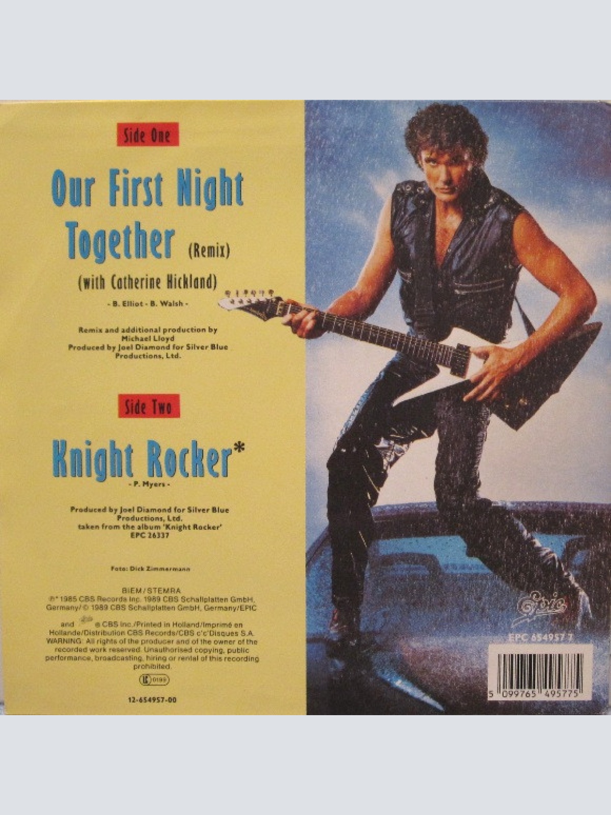 Vinyl / David Hasselhoff - Our First Night Together