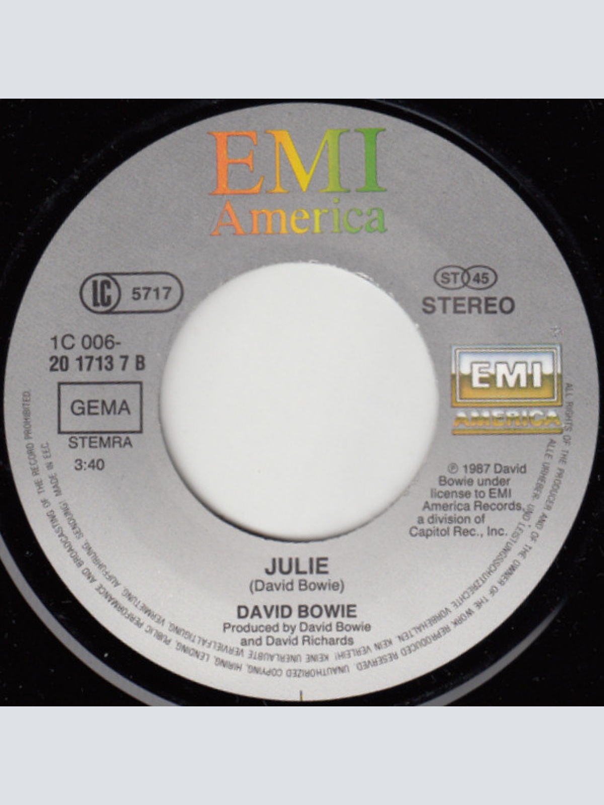 Vinyl / David Bowie - Day-In Day-Out