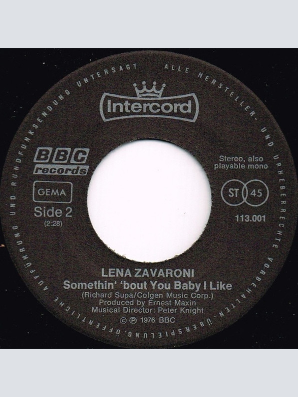 Vinyl / Lena Zavaroni - Some Of These Days