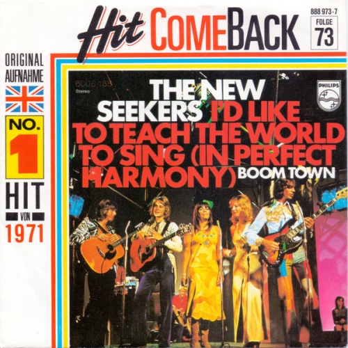Vinyl / The New Seekers - I'd Like To Teach The World To Sing (In Perfect Harmony)