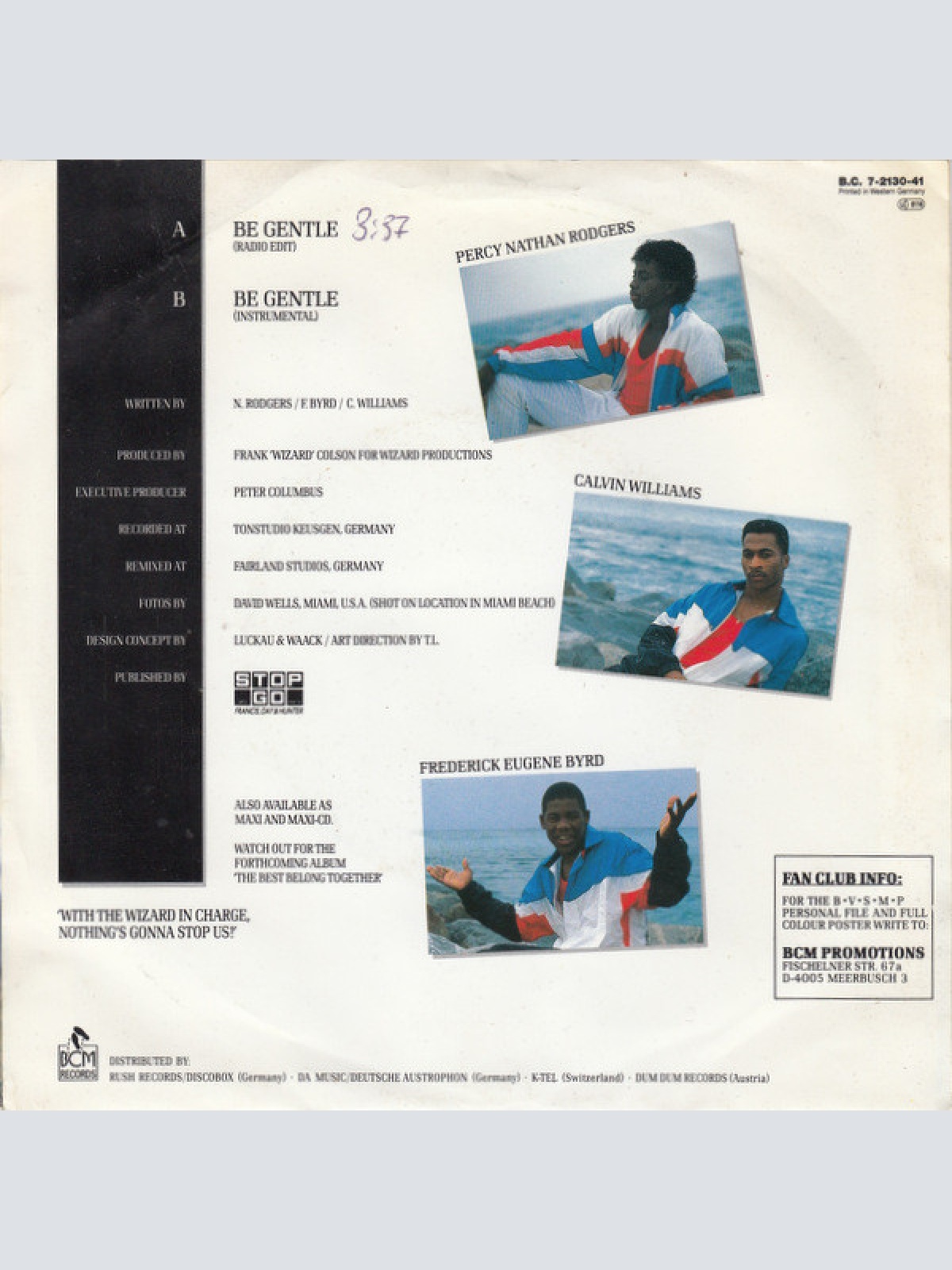 Vinyl / B.V.S.M.P. - Be Gentle