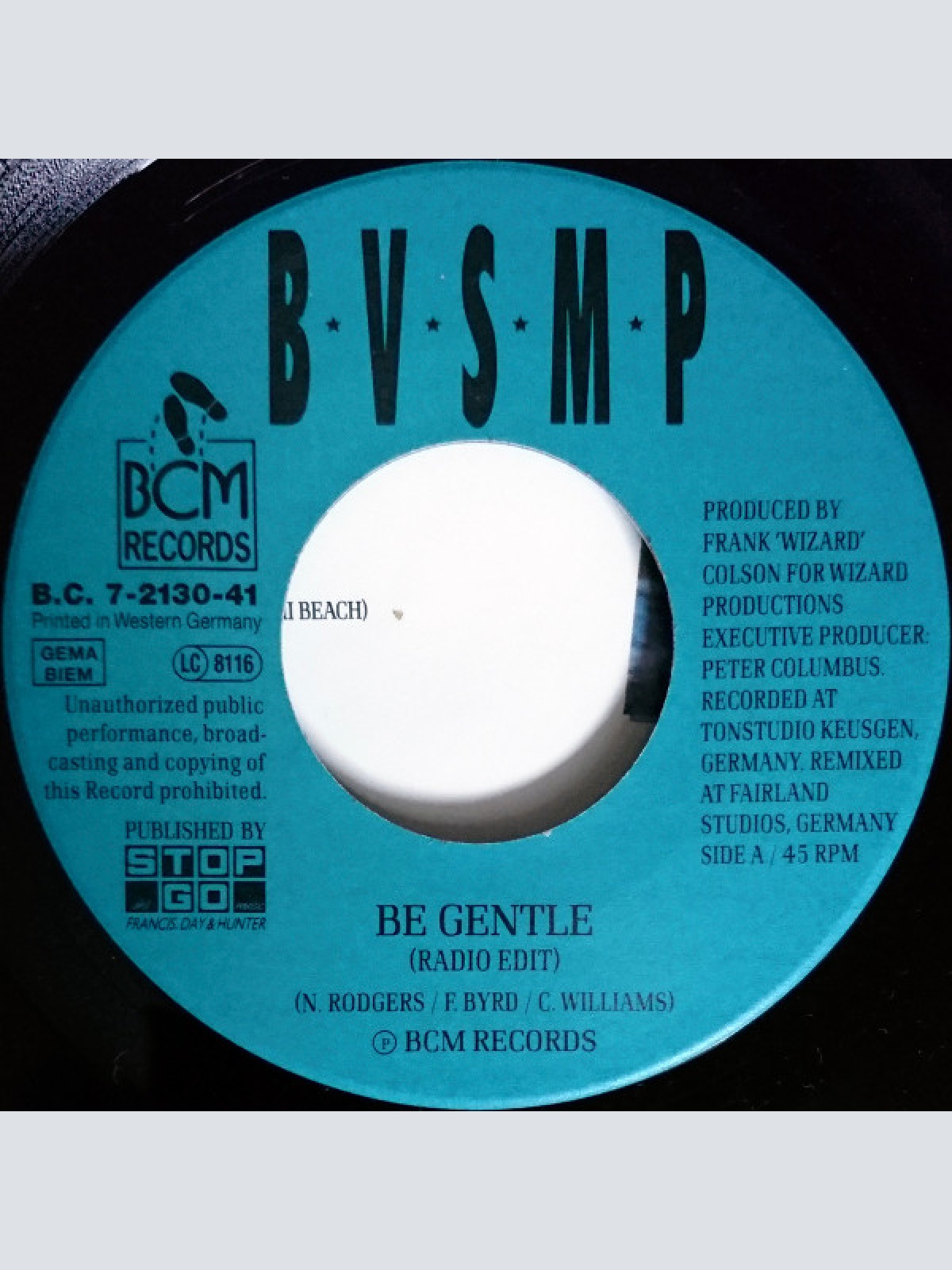 Vinyl / B.V.S.M.P. - Be Gentle