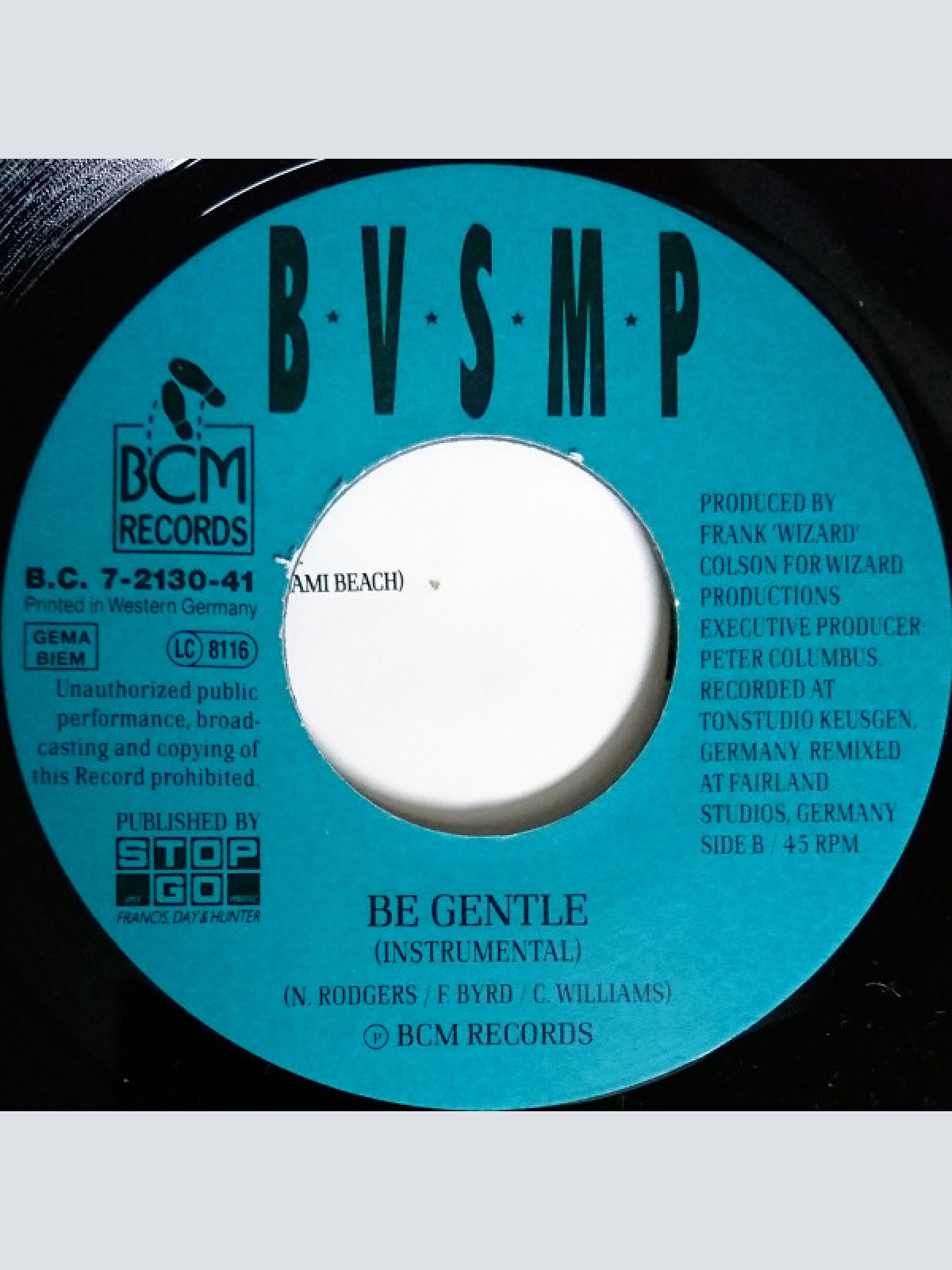 Vinyl / B.V.S.M.P. - Be Gentle