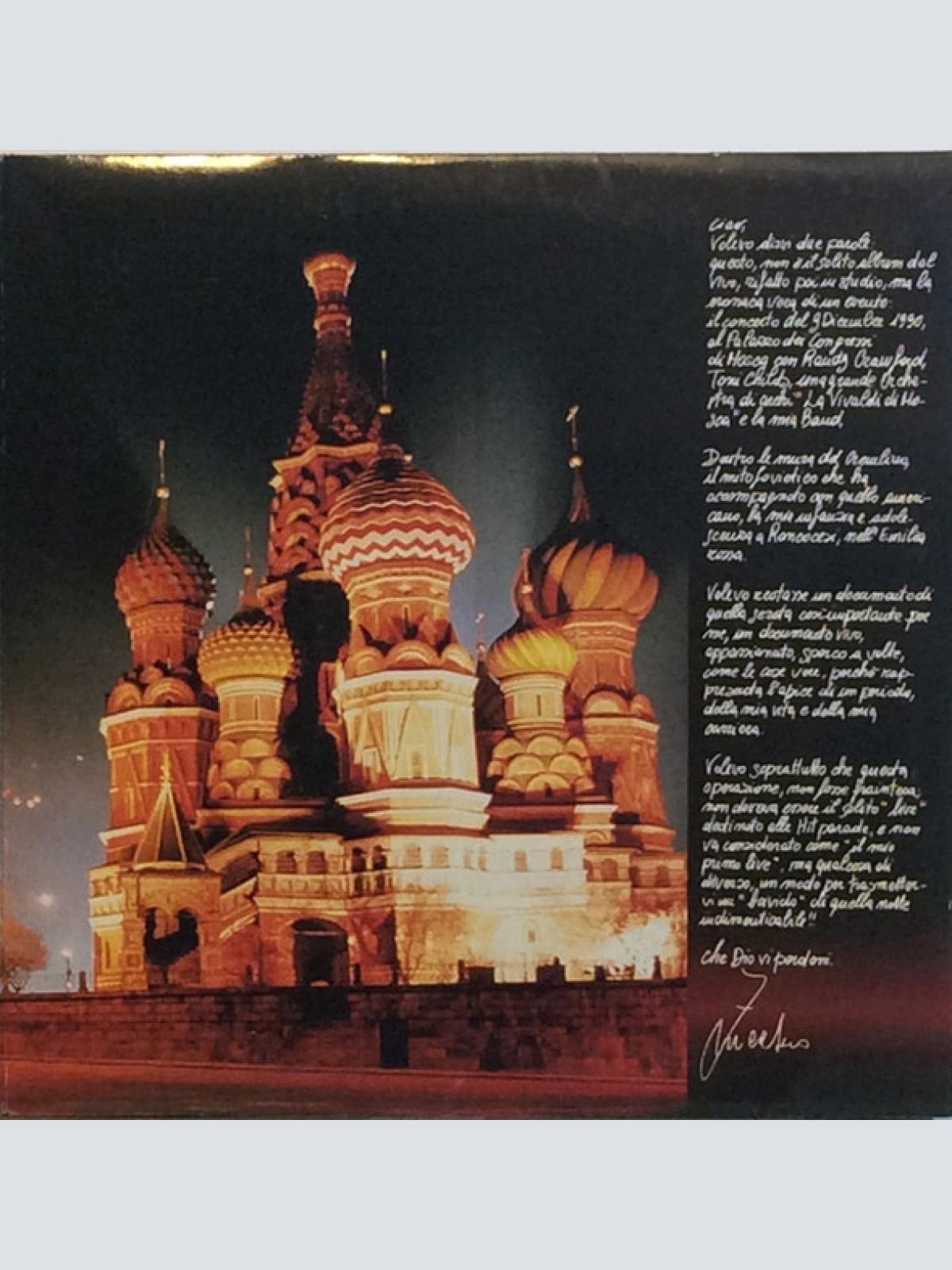 Vinyl / Zucchero - Цуккеро Live At The Kremlin
