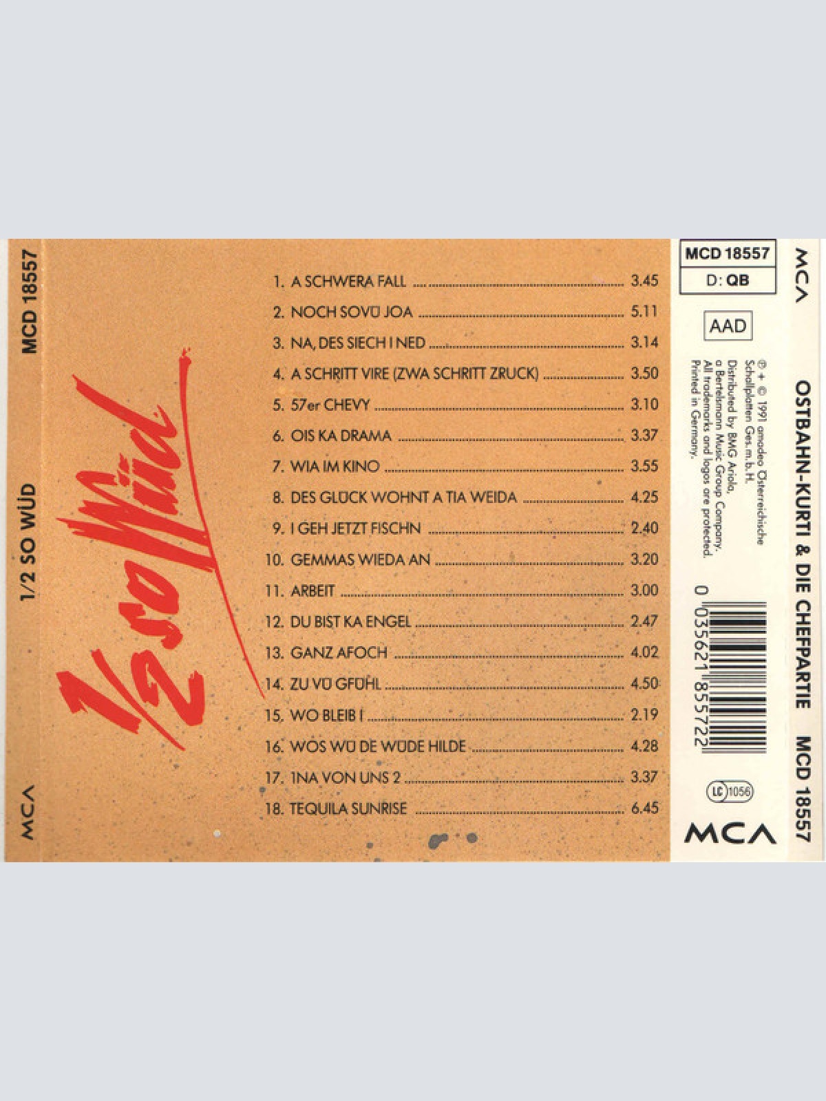 CD / Ostbahn-Kurti & Die Chefpartie - 1/2 So Wüd