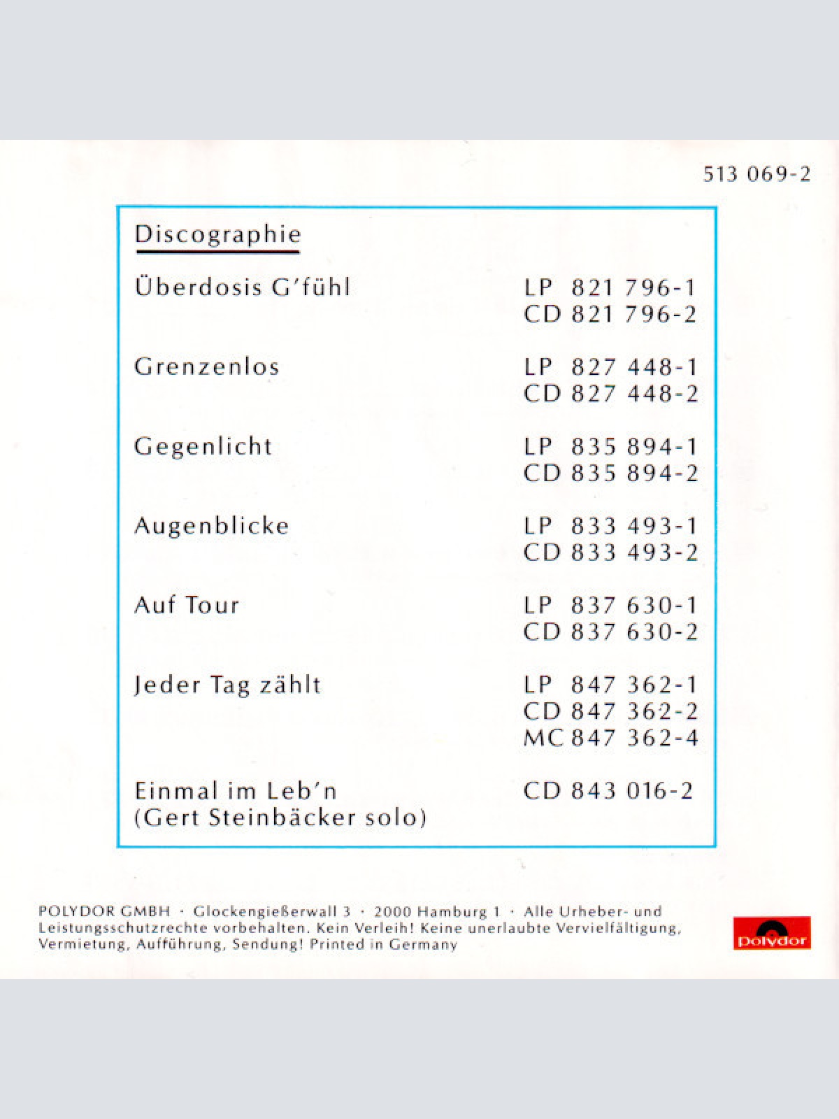 CD / STS (3) - Gö, Du Bleibst...