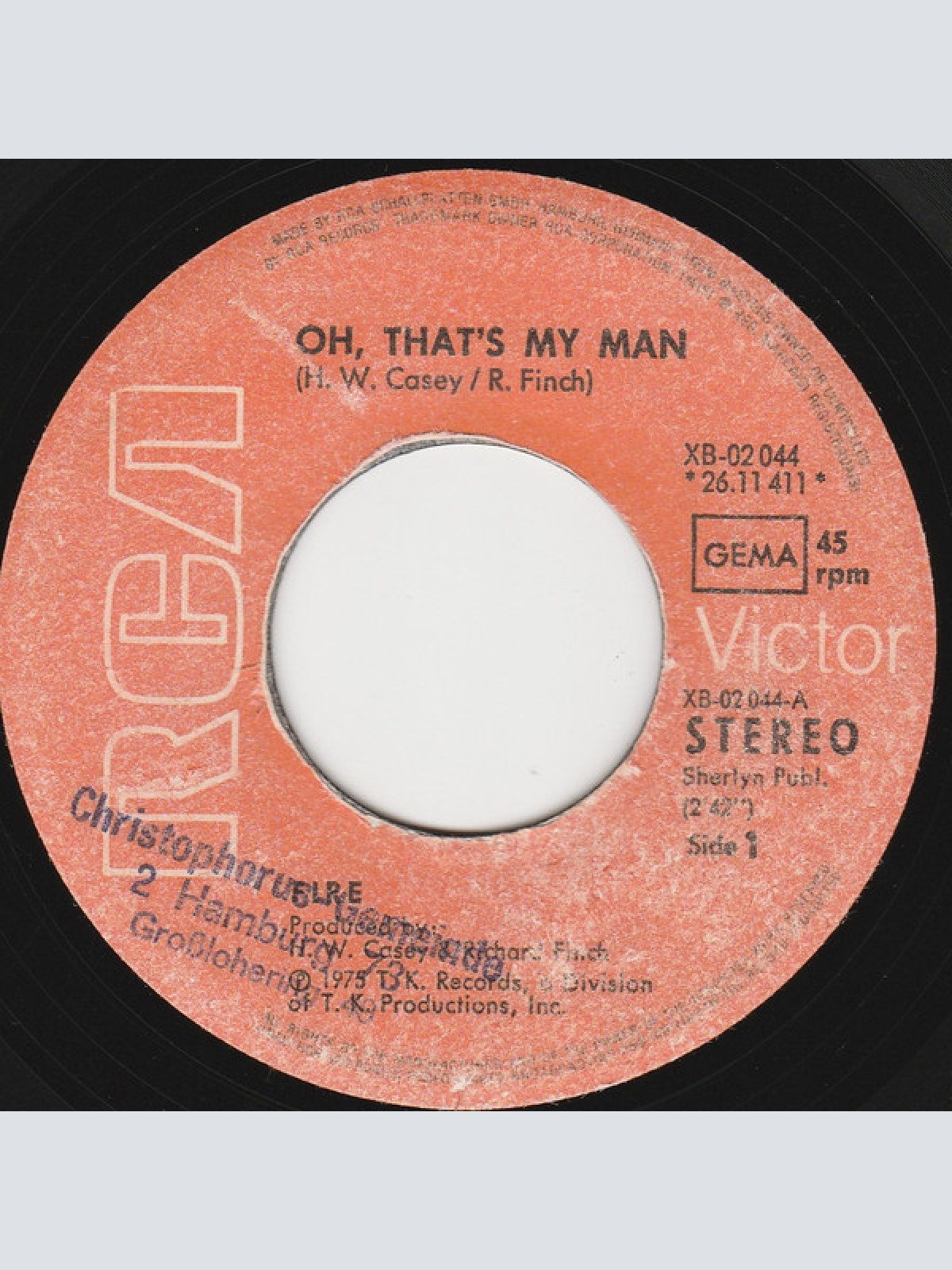 Vinyl / Fire (5) - Oh, That's My Man / You Don't Know