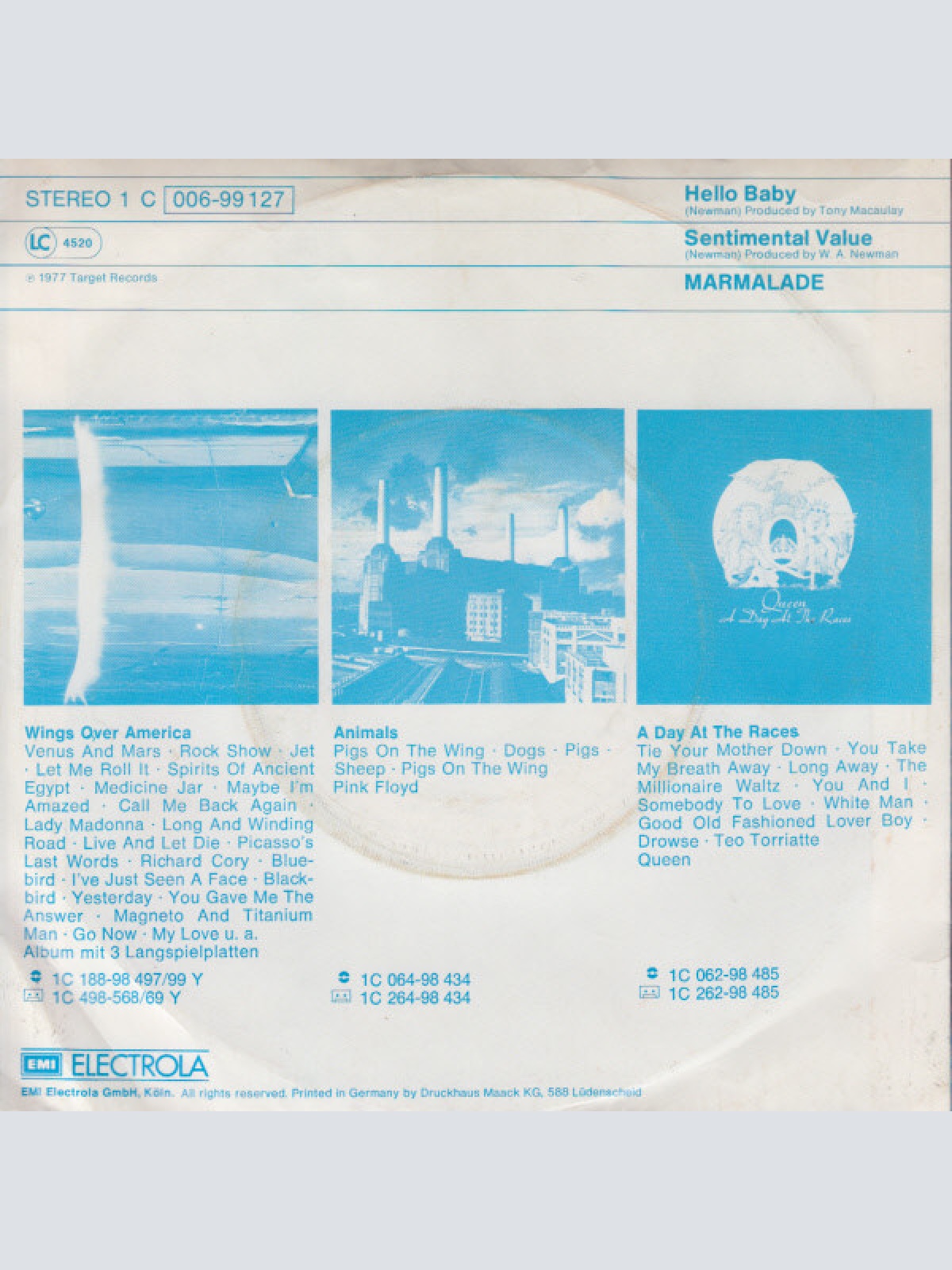 Vinyl / Marmalade* - Hello Baby