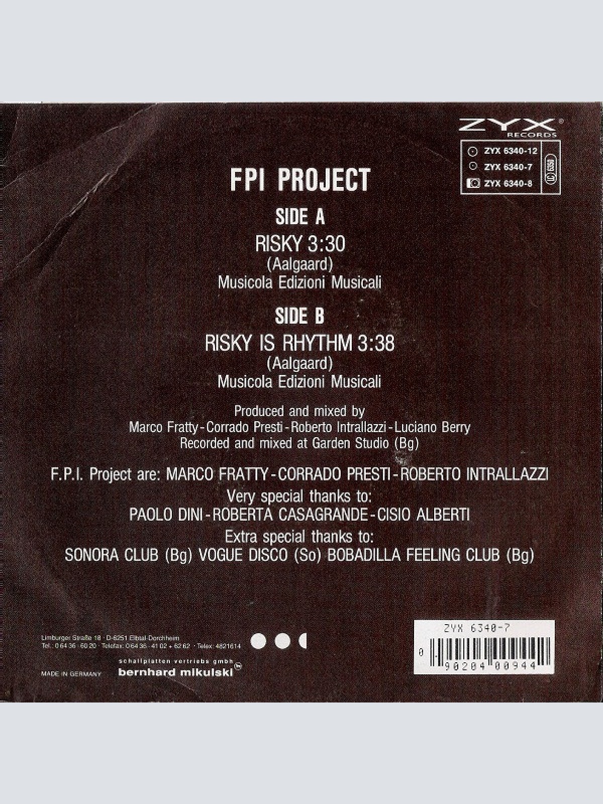 Vinyl / FPI Project - Risky