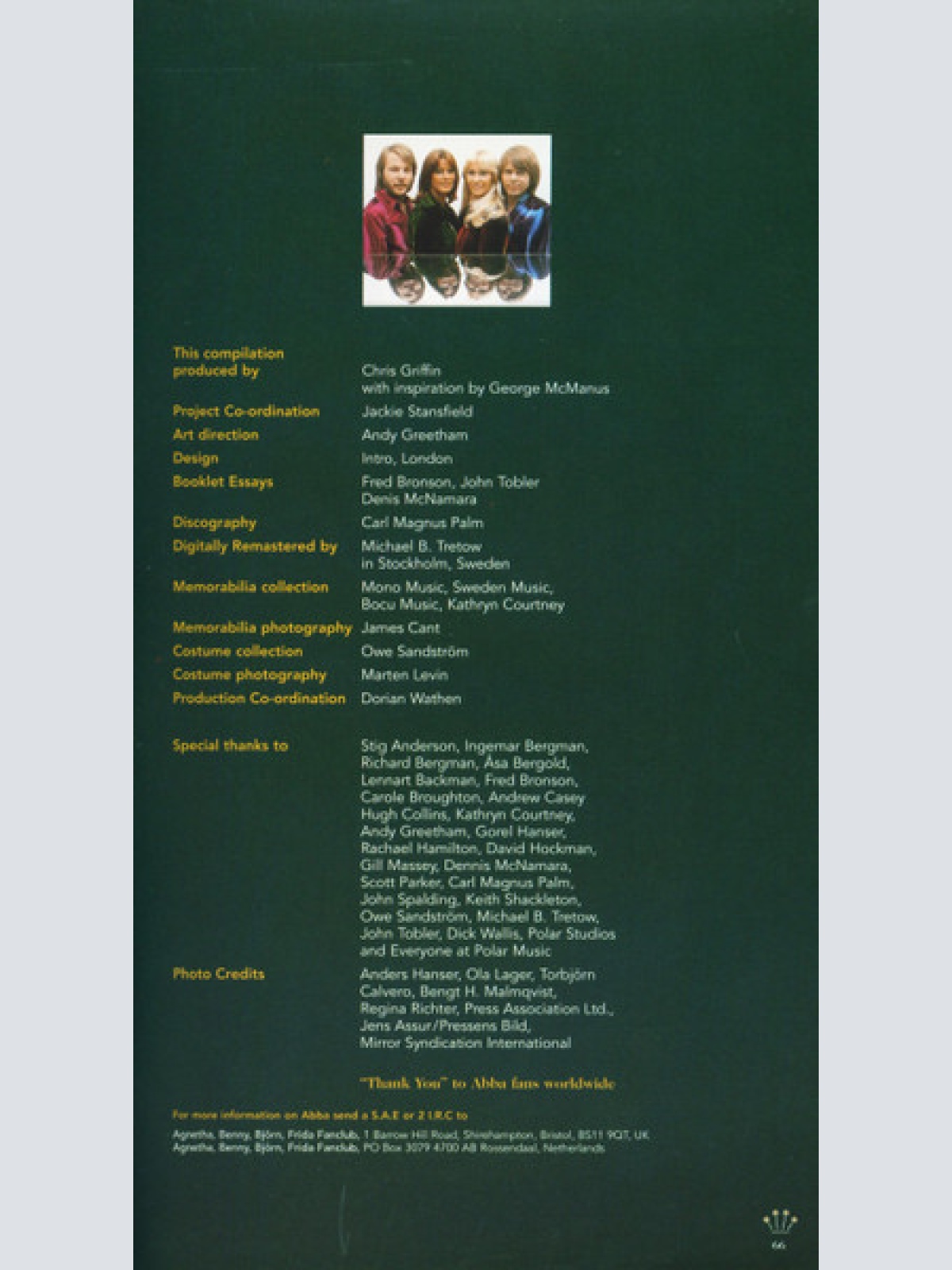 CD / ABBA - Thank You For The Music