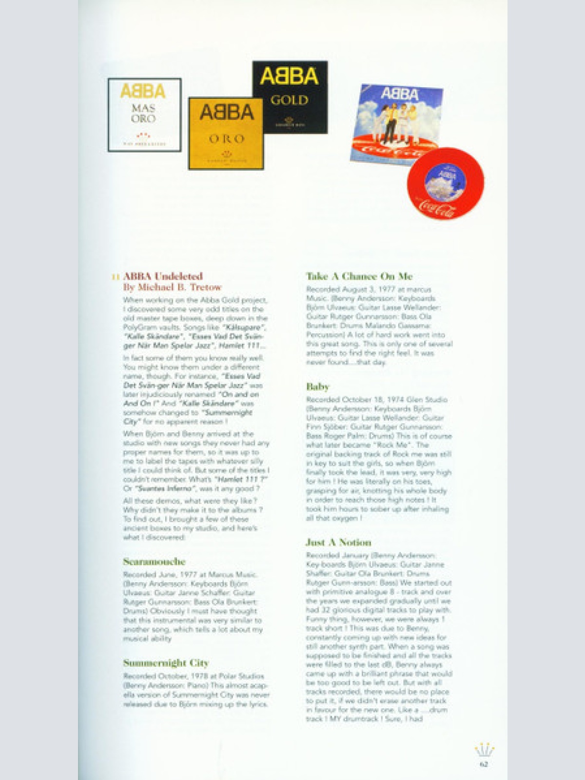 CD / ABBA - Thank You For The Music