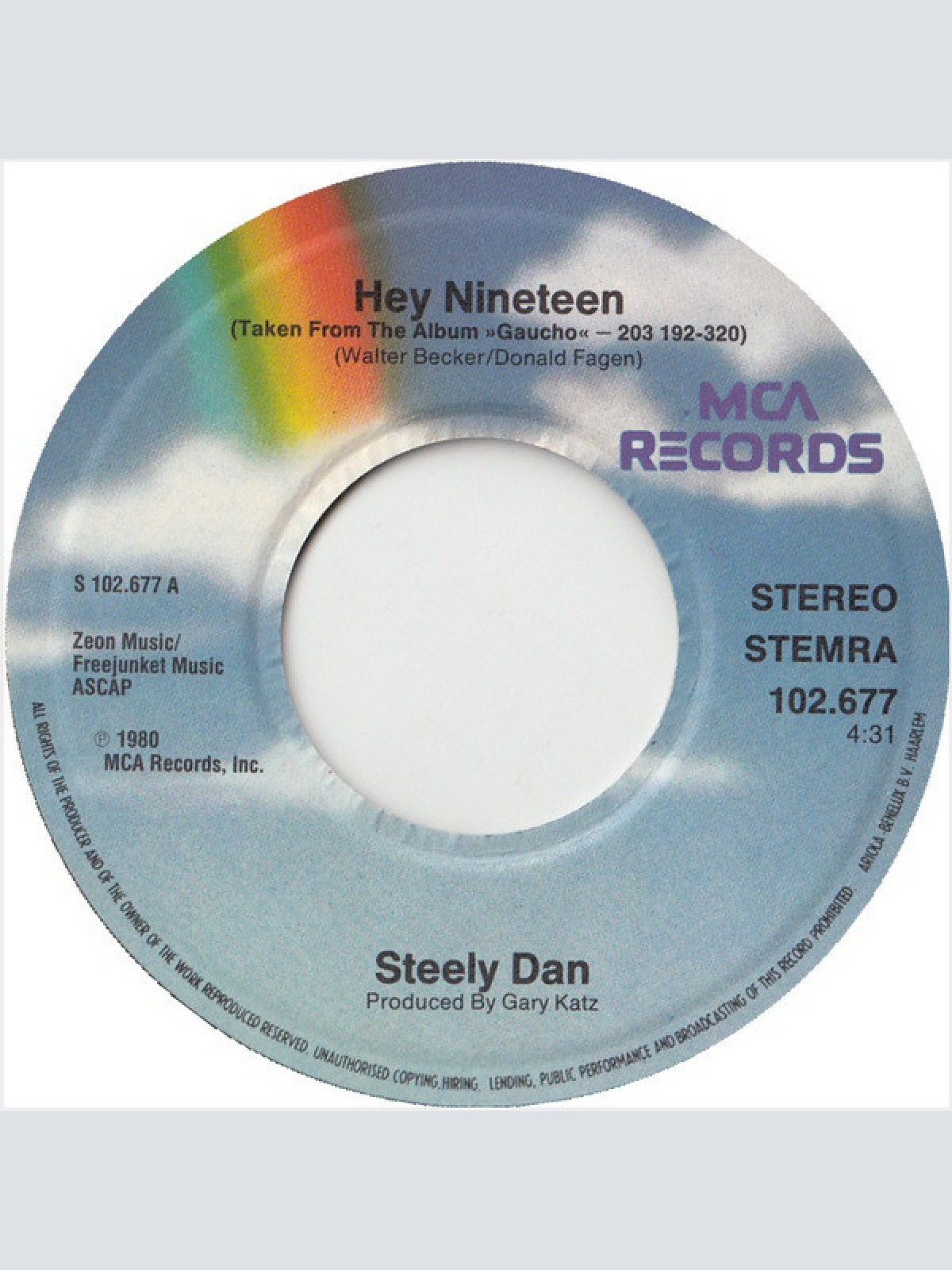 Vinyl / Steely Dan - Hey Nineteen