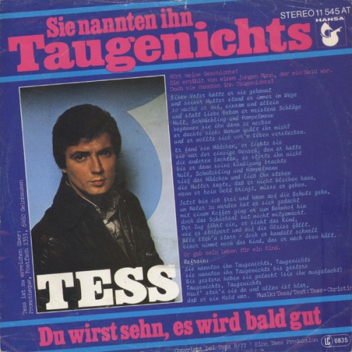 Vinyl / Tess (2) - Sie Nannten Ihn Taugenichts