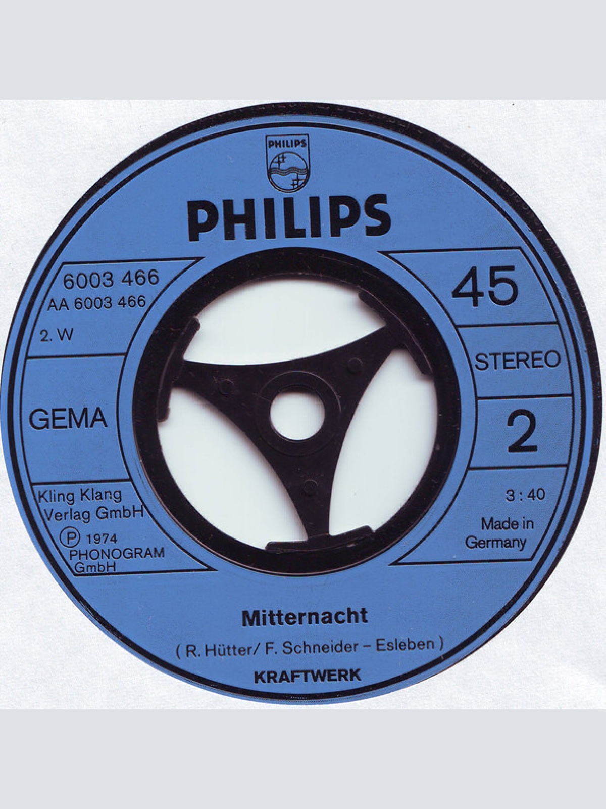 Vinyl / Kraftwerk - Kometenmelodie 2