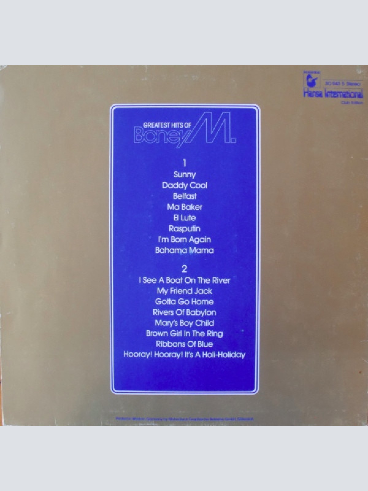 Vinyl / Boney M. - Greatest Hits Of Boney M.