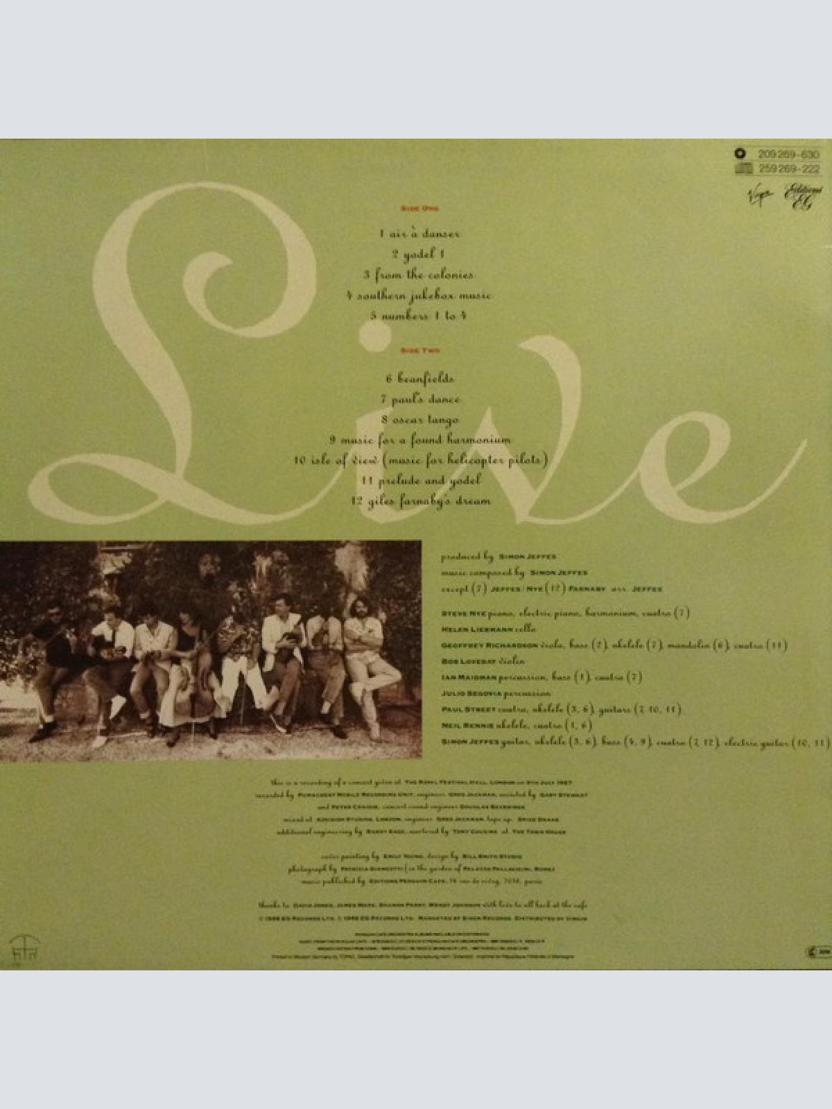 Vinyl / Penguin Cafe Orchestra - When In Rome...